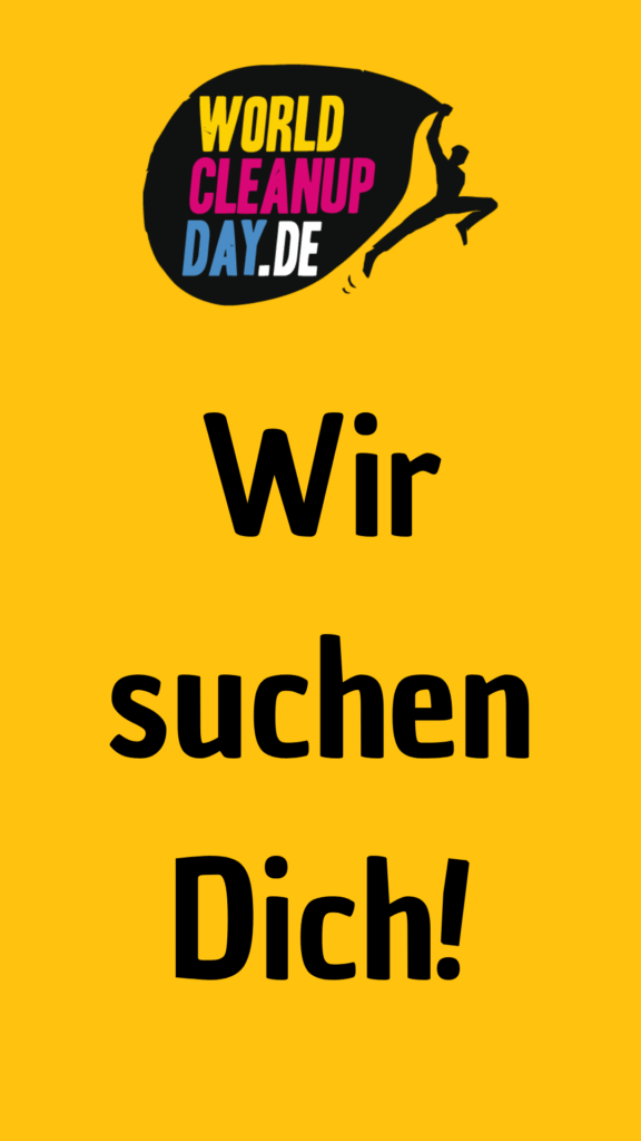 wir suchen dich! gelb